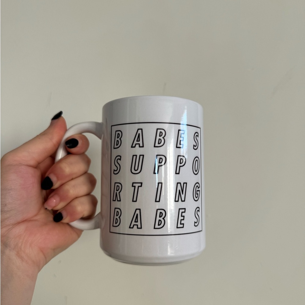 Brunette The Label 'Babes Supporting Babes' Coffee Mug